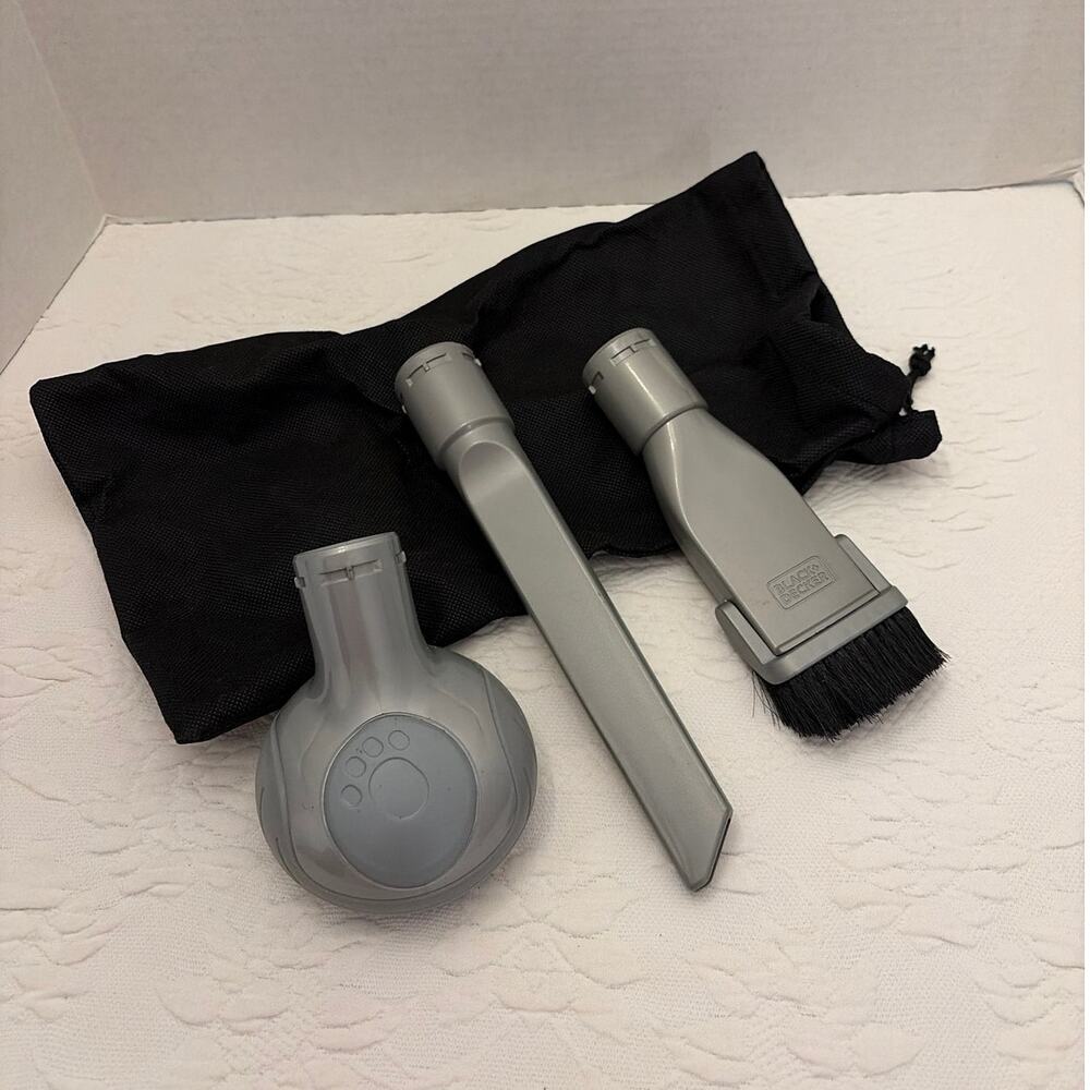 Black+Decker Flex Vac Attachments Nozzles Brush Dust Bag HFVB320J HFVB315J